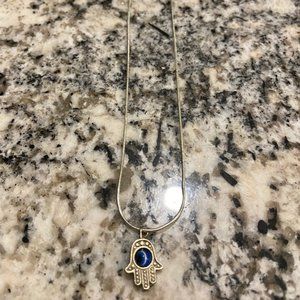 Sterling Silver Hand of God Necklace